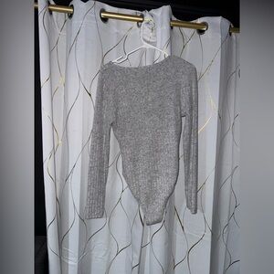 Grey bodysuit